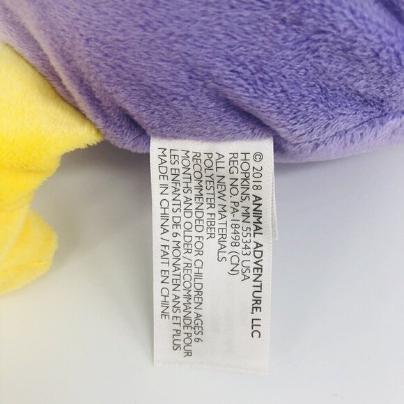 Spark Create Imagine Plush Owl Stuffed Animal Adventure Bird Purple Green 14" - Picture 4 of 6